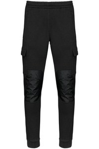 WK. Designed To Work WK710 - Men’s eco-friendly fleece cargo trousers Black