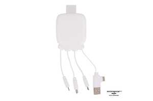 Intraco LT41410 - 3192 | Xoopar Octopus Gamma 2 Bio Charging cable with 3.000mAh Powerbank Biały
