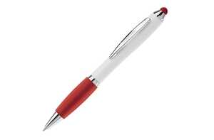 TopPoint LT80433 - Długopis biały Hawaï stylus Biało/czerwony