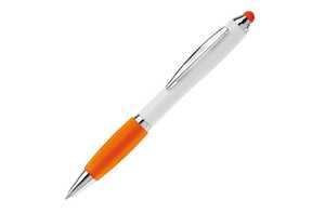 TopPoint LT80433 - Długopis biały Hawaï stylus Biało/pomarańczowy