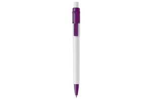 TopPoint LT80900 - Długopis Baron Colour nieprzezroczysty White / Purple