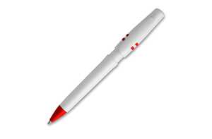 TopPoint LT80904 - Długopis Nora nieprzezroczysty Biało/czerwony