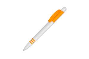 TopPoint LT80918 - Długopis Tropic nieprzezroczysty Biało/pomarańczowy