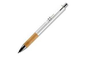 TopPoint LT87286 - Metalowy długopis z drewnianym uchwytem Srebny