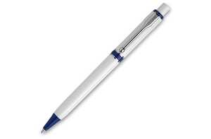 TopPoint LT87520 - Długopis Raja nieprzezroczysty WHITE / DARK BLUE