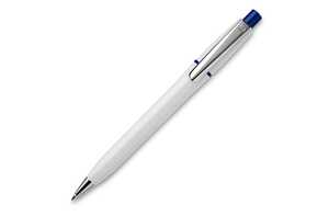 TopPoint LT87534 - Długopis Semyr Chrome nieprzezroczysty WHITE / DARK BLUE