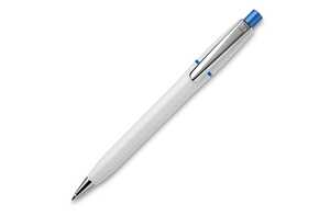 TopPoint LT87534 - Długopis Semyr Chrome nieprzezroczysty White/Blue