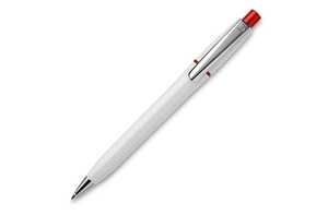 TopPoint LT87534 - Długopis Semyr Chrome nieprzezroczysty Biało/czerwony