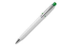 TopPoint LT87534 - Długopis Semyr Chrome nieprzezroczysty White/ Green