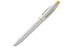 TopPoint LT87546 - Długopis S! nieprzezroczysty White/Yellow