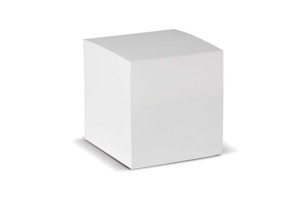 TopPoint LT91700 - Bloczek z kartkami, biały 9x9x9cm