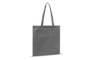 TopEarth LT95198 - Bawełniana torba na zakupy z recyklingu 38x42cm Szary