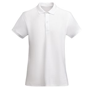 Roly PO6618 - PRINCE WOMAN Dopasowana koszulka polo z krótkim rękawem dla kobiet Biały