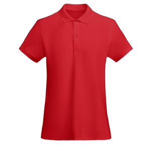 Roly PO6618 - PRINCE WOMAN Dopasowana koszulka polo z krótkim rękawem dla kobiet Czerwony