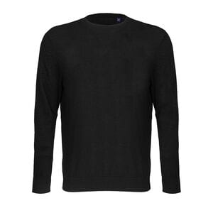NEOBLU 04037 - Stuart Men Męski Sweter Z Okrągłym Dekoltem Głęboka czerń