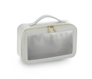 BAG BASE BG764 - BOUTIQUE CLEAR WINDOW TRAVEL CASE Lekka szarość