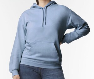 GILDAN GNSF50 - Unisex hooded sweatshirt Kamienny niebieski