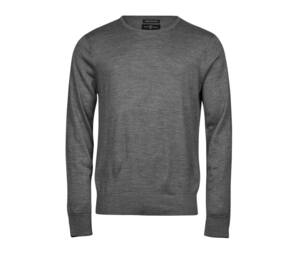 Tee Jays TJ6000 - Męski sweter z dzianiny Grey Melange