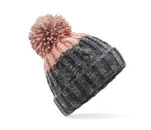 Beechfield BF437 - After Beanie Graphite Grey/Blush