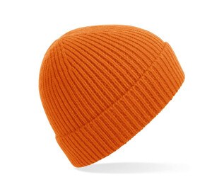 BEECHFIELD BF380 - Ribbed knitted hat Pomarańczowy
