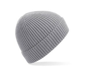 BEECHFIELD BF380 - Ribbed knitted hat Jasnoszary