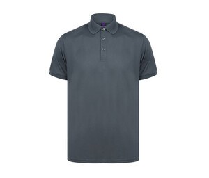 HENBURY HY465 - RECYCLED POLYESTER POLO SHIRT Antracyt