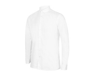 HENBURY HY512R - MEN’S MODERN L/S OXFORD SHIRT – REGULAR FIT Biały