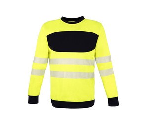 KORNTEX KX410 - High visibility sweatshirt Żółto/czarny