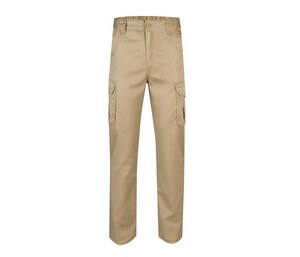 VELILLA V103JS - Multipocket Stretch Trousers Beżowy