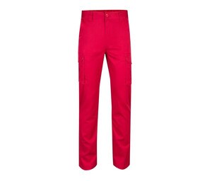 VELILLA V3002S - Wielokieszeniowe i elastyczne spodnie Red