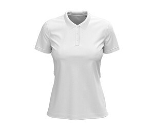 STEDMAN ST9740 - Short sleeve polo shirt for women Biały