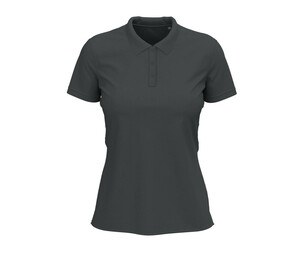 STEDMAN ST9740 - Short sleeve polo shirt for women Popielaty
