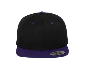 Flexfit 6089MT - Dwukolorowa czapka z daszkiem Black / Purple