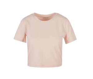 Build Your Brand BY042 - Krótka koszulka damska Różowy