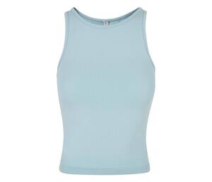 BUILD YOUR BRAND BY208 - LADIES RACER BACK TOP Niebieski ocean