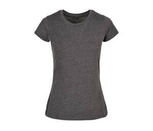 BUILD YOUR BRAND BYB012 - LADIES BASIC TEE Antracyt