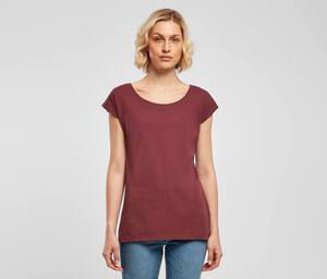 BUILD YOUR BRAND BYB013 - LADIES WIDE NECK TEE