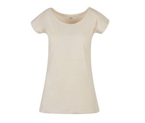 BUILD YOUR BRAND BYB013 - LADIES WIDE NECK TEE Piaskowy