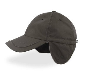 ATLANTIS HEADWEAR AT240 - Outdoor winter hat with ear flaps Ciemna szarość
