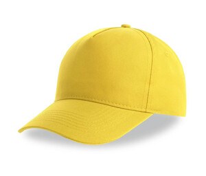 ATLANTIS HEADWEAR AT252 - 5-panel baseball cap made of recycled polyester Żółty