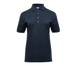 BLACK&MATCH BM101 - Ladies' contrasting button poloshirt Granatowy/ ciemnoniebieski