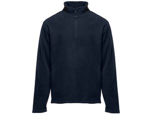 BLACK&MATCH BM505 - 1/4 zip fleece jacket Granat/granat