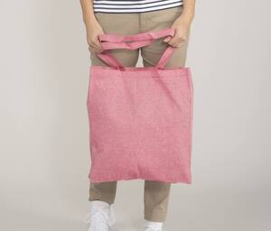 NEWGEN NG100 - RECYCLED COTTON TOTE BAG Czarny wrzos