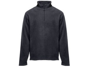 BLACK&MATCH BM505 - 1/4 zip fleece jacket Szary
