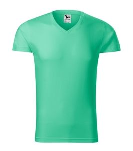 Malfini 146C - Slim Fit V-neck Koszulka męska