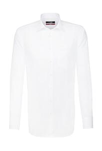 Seidensticker 003000/001000 Extra Sizes 48-54 - Koszula z długimi rękawami Modern Fit Biały