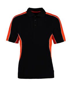 Gamegear KK938 - Koszulka Polo Contrast Classic Fit Cooltex® Czarno/pomarańczowy