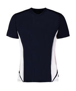 Gamegear KK969 - T-shirt V-neck Cooltex® Regular Fit Granatowo/biały