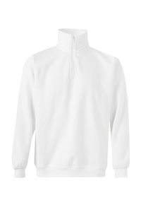 Velilla 105702 - QUARTER ZIP SWEATSHIRT Biały