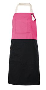 Velilla 404210B - TWO-TONE BIB APRON Fuksjowy